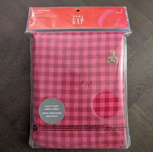 Baby Gap Pink Checkered Pajama Set Size 4T Kids Toddler Girl Jammies